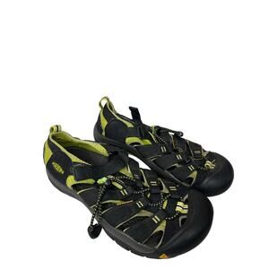 KEEN Men’s Size 5 Sandals Newport Black Green Waterproof Washable Hiking Camping